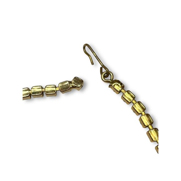 Vintage Delizza & Elster D&E Watermelon Heliotrope Crystal Necklace Earrings Set - Picture 10 of 11